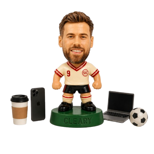 ChatGPT-generated Corinthian figurine of Stephen Cleary